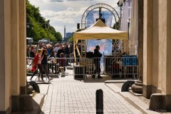 Siegessäule vom Brandenburger Tor aus gesehen